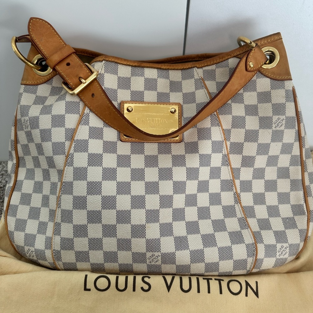 Authentic Louis Vuitton Damier Azur Galliera PM